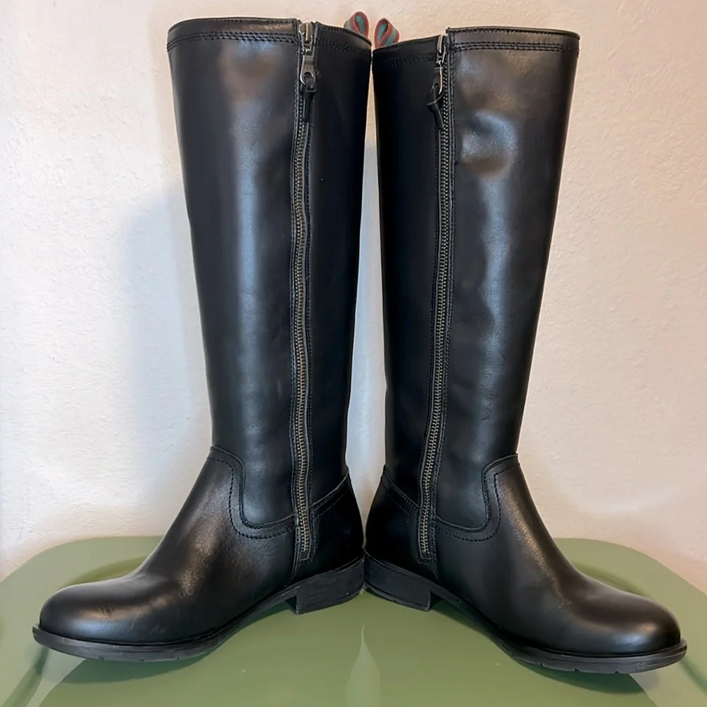 Sofft Bluma Women's Black Leather Knee-High Boots.  Size 7 New - Picture 7 of 9